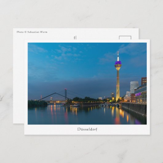 Düsseldorf Deutschland Postkarte (Vorne/Hinten)