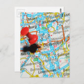 Düsseldorf, Deutschland Postkarte (Vorne/Hinten)