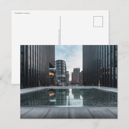 Düsseldorf Deutschland Postkarte (Vorne/Hinten)