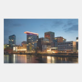 Düsseldorf Deutschland Rechteckiger Aufkleber (Vorderseite)