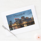 Düsseldorf Deutschland Rechteckiger Aufkleber (Umschlag)