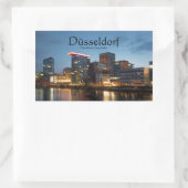 Düsseldorf Deutschland Rechteckiger Aufkleber (Tasche)