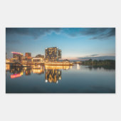 Düsseldorf Deutschland Rechteckiger Aufkleber (Vorderseite)