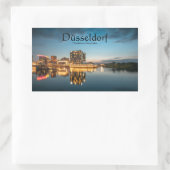 Düsseldorf Deutschland Rechteckiger Aufkleber (Tasche)