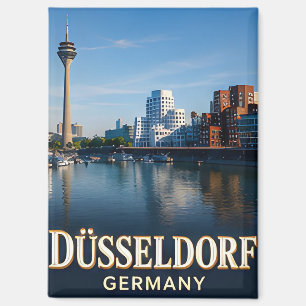 ✈️ Düsseldorf Deutschland Reise Geschenk 🌆 Magnet
