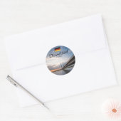 Düsseldorf Deutschland Runder Aufkleber (Umschlag)