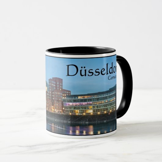 Düsseldorf Deutschland Tasse (VorderseiteRechts)