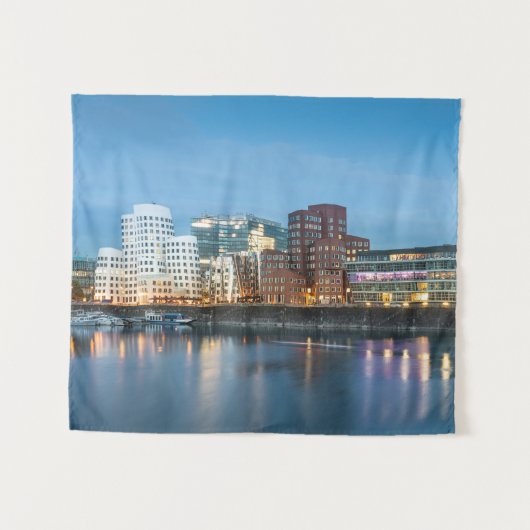 Düsseldorf Deutschland Wandteppich (Vorderseite (Horizontal))