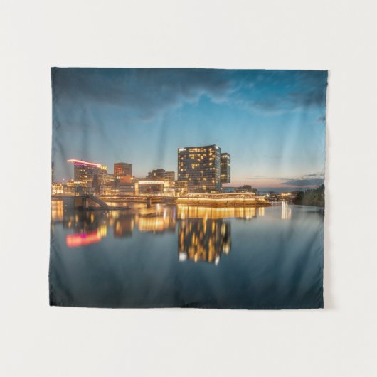 Düsseldorf Deutschland Wandteppich (Vorderseite (Horizontal))