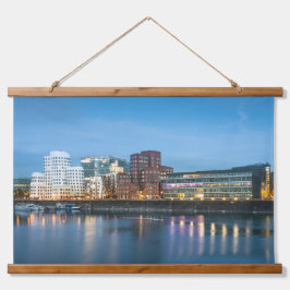 Düsseldorf Deutschland Wandteppich Mit Holzrahmen