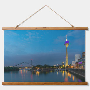 Düsseldorf Deutschland Wandteppich Mit Holzrahmen