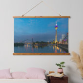 Düsseldorf Deutschland Wandteppich Mit Holzrahmen (Schlafzimmer)