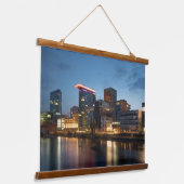 Düsseldorf Deutschland Wandteppich Mit Holzrahmen (Gewinkelt)