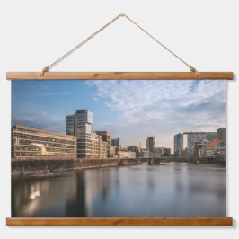 Düsseldorf Deutschland Wandteppich Mit Holzrahmen