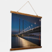 Düsseldorf Deutschland Wandteppich Mit Holzrahmen (Gewinkelt)