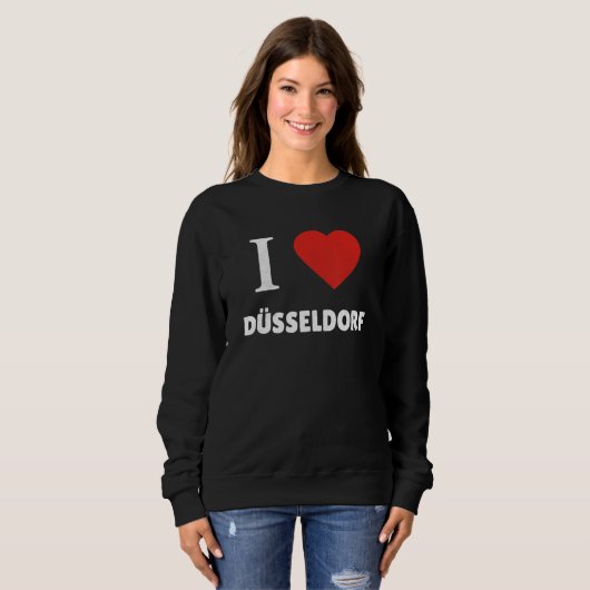 Dusseldorf Dialect Rhine Westphalia Germany Souven Sweatshirt (Vorne ganz)