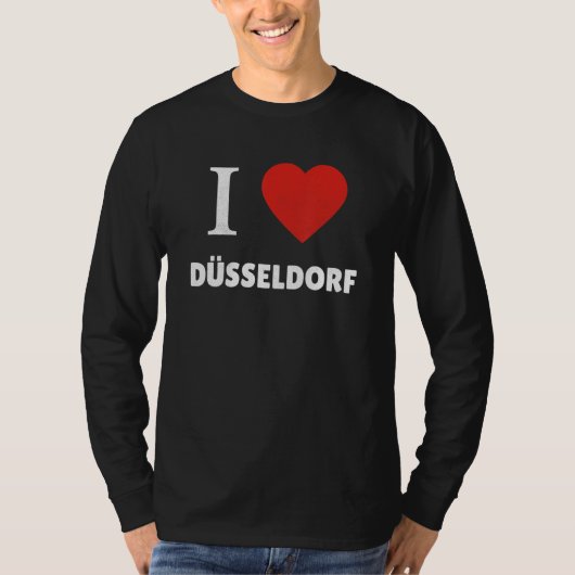 Dusseldorf Dialect Rhine Westphalia Germany Souven T-Shirt (Vorderseite)
