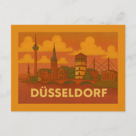 Düsseldorf Germany City Art Postkarte
