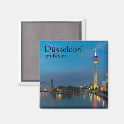 Dusseldorf Germany Magnet (Vorderseite/Rückseite)
