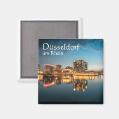 Dusseldorf Germany Souvenir Magnet (Vorderseite/Rückseite)