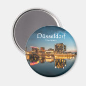 Dusseldorf Germany Souvenir Magnet (Vorderseite/Rückseite)