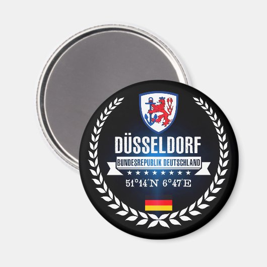 Düsseldorf Magnet (Vorderseite/Rückseite)