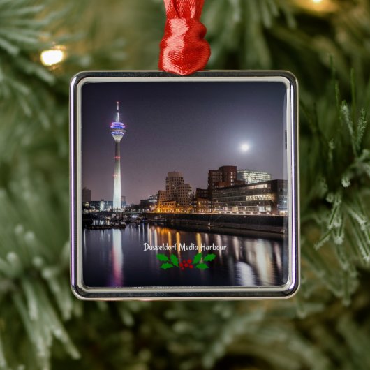 Düsseldorf, Media Harbour (mit der Bezeichnung), Ornament Aus Metall (Baum)