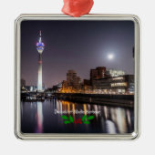 Düsseldorf, Media Harbour (mit der Bezeichnung), Ornament Aus Metall (Vorne)