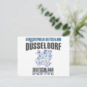 Düsseldorf Postkarte (Stehend Vorderseite)