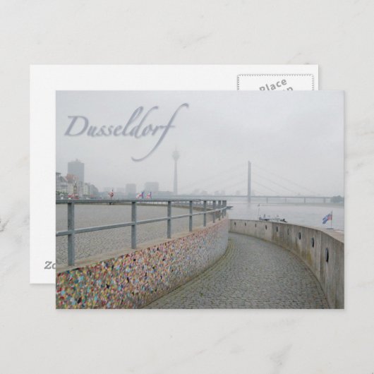 Dusseldorf Postkarte (Vorne/Hinten)