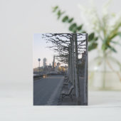 Düsseldorf Rheinpromenade Postkarte (Stehend Vorderseite)