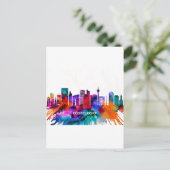 Dusseldorf Skyline Feiertagspostkarte (Stehend Vorderseite)