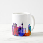 Dusseldorf Skyline Kaffeetasse (VorderseiteRechts)