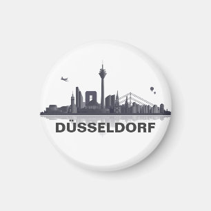 Düsseldorf Skyline Kühlschrank Magnet