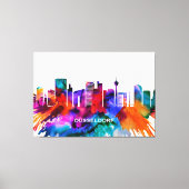 Dusseldorf Skyline Leinwanddruck (Vorderseite)