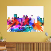 Dusseldorf Skyline Leinwanddruck (Insitu (Wohnzimmer))