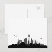 Düsseldorf Skyline - Postkarte / Grußkarte (Vorne/Hinten)