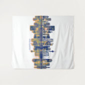 Dusseldorf Skyline Wandteppich (Vorderseite (Horizontal))