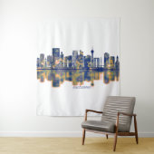 Dusseldorf Skyline Wandteppich (Beispiel)