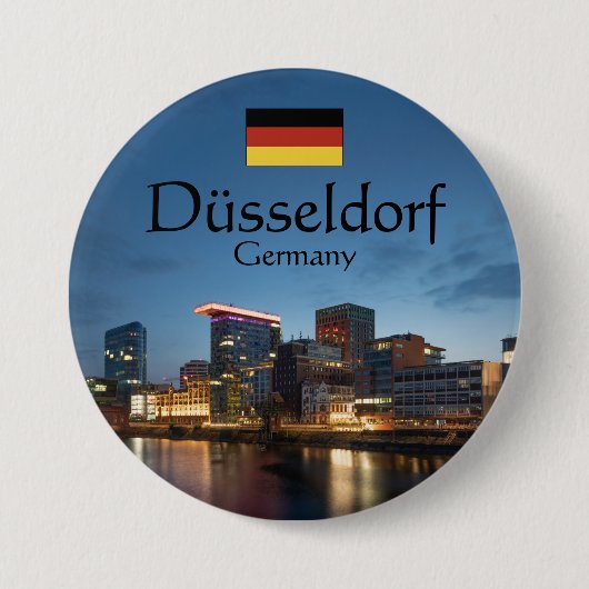Dusseldorf Souvenir Button (Vorderseite)