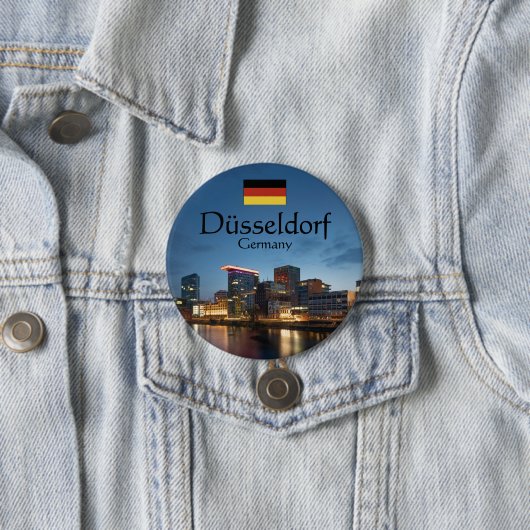 Dusseldorf Souvenir Button (Beispiel)