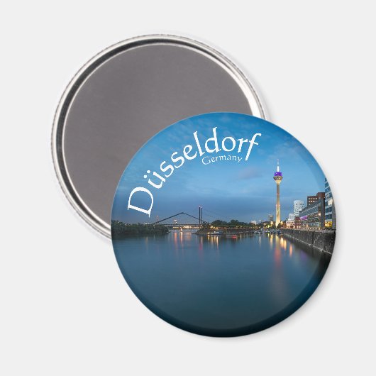 Dusseldorf Souvenir Magnet (Vorderseite/Rückseite)