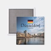 Dusseldorf Souvenir Magnet (Vorderseite/Rückseite)