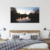 Düsseldorfer Sonnenaufgang Leinwanddruck (Insitu (Schlafzimmer))