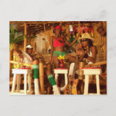 Dusstilldaan-Karibische Reggea-Bar-Postkarte Postkarte (Vorderseite)