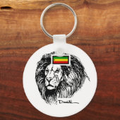 Dusstilldaan rasta lion Schlüsselkette Schlüsselanhänger (Vorderseite)