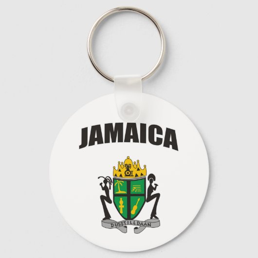 Dusstilldaan-Wappen, Jamaika-Schlüsselkette Schlüsselanhänger (Vorderseite)