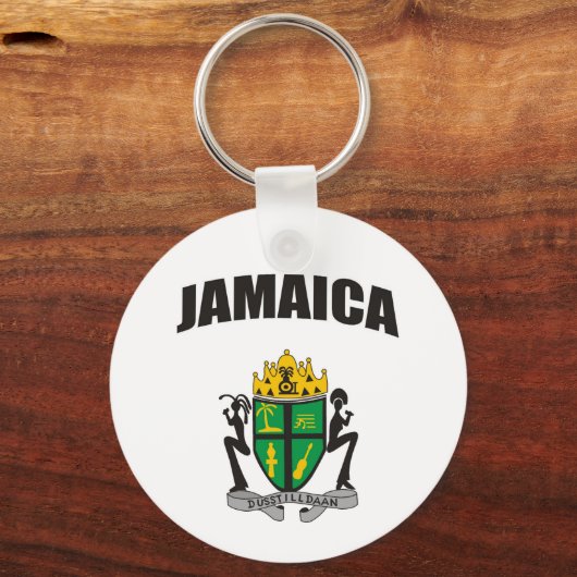 Dusstilldaan-Wappen, Jamaika-Schlüsselkette Schlüsselanhänger (Vorderseite)
