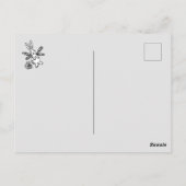 Dust Bunny Clearing Fee Rabbit Entschuldigung Mess Postkarte (Rückseite)