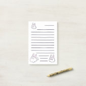 Dust Bunny Notes Post-it Klebezettel (Auf Schreibtisch)